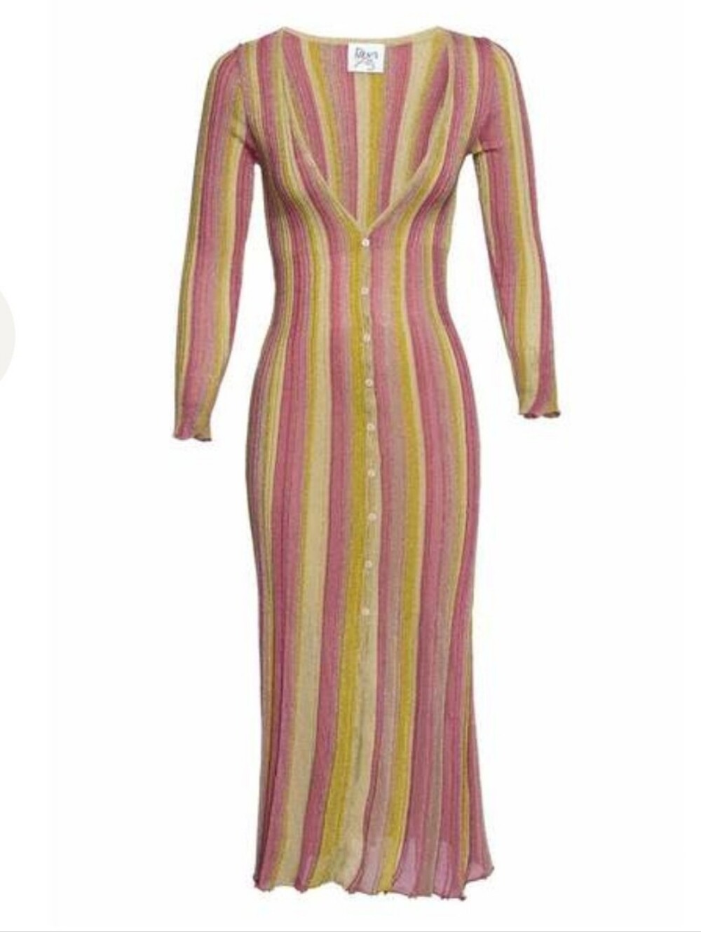 Misa Los Angeles Rafael Dress In Pink Combo, Size Small - Picture 4 of 12